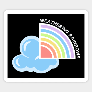 Weathering Rainbows Logo Sticker